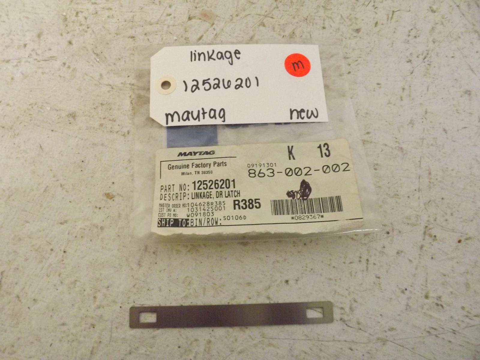 Maytag Microwave 12526201 Linkage New Maytag Microwave 12526201 Linkage New